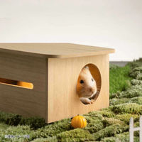 ルークラン ケージ ハムスター ミオファン DIYハウス スクエアネスト S 457598 1個（直送品）