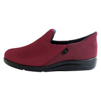 徳武産業 介護シューズ あゆみ 瞬感スポッと 両足 3E S~LL 施設用 外出用 ワインLL 457711 1個（直送品）