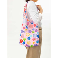 美研繊維 エコバッグ 撥水エコバッグ マチ付き ピンク 458804 1個（直送品）