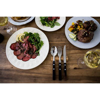 TRAMONTINA テーブルフォーク 19.5cm ポリウッド トラモンティーナ ダーク 461371 1個（直送品）