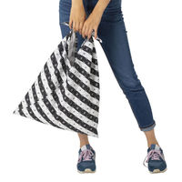 美研繊維 エコバッグ あずまトート ドット 綾 縞 461482 1個（直送品）