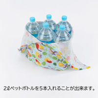 美研繊維 エコバッグ あずまトート 花柄 椿水色 461500 1個（直送品）