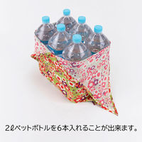 美研繊維 エコバッグ あずまトート 二越ちりめん 梅 462039 1個（直送品）