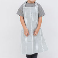 ResoTrading エプロン レオン ベーシック キッズ セット vieressa グレー 462998 1個（直送品）
