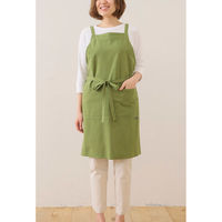 デュプリュス エプロン atelier Nuuit ウォッシュドコットン クロスエプロン グリーン 464576 1個（直送品）