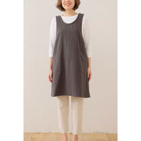 デュプリュス エプロン atelier Nuuit ウォッシュドコットン クロスオーバー ブラック 464586 1個（直送品）