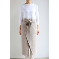 デュプリュス エプロン atelier Nuuit ウォッシュドコットン ギャルソンエプロン ライトグレー 464606 1個（直送品）