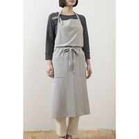 デュプリュス エプロン atelier Nuuit ウォッシュドコットンライト フルプエプロン グレー 464619 1個（直送品）