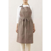 デュプリュス エプロン atelier Nuuit 綿麻ウエストギャザーエプロン グレー 464629 1個（直送品）