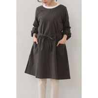 デュプリュス エプロン atelier Nuuit カッポウギ チャコール 464633 1個（直送品）