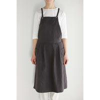 デュプリュス エプロン atelier Nuuit ホームウエアエプロン ワンピース ブラック 464647 1個（直送品）