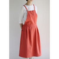 デュプリュス エプロン atelier Nuuit ホームウエアエプロン ワンピース ディープオレンジ 464651 1個（直送品）