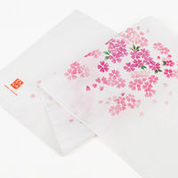 美研繊維 タオル ガーゼ 手ぬぐい 35×90cm 綿100% 桜 464957 1個（直送品）