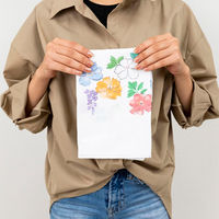 美研繊維 タオル ガーゼ 手ぬぐい 35×90cm 綿100% 牡丹と藤 464966 1個（直送品）