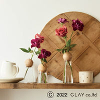 クレイ 花瓶 visco ビスコ 直径7×高さ17cm M フラワーベース 468932 1個（直送品）