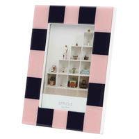 ルークラン フォトフレーム アプリクス ポストカード バイカラー ネイビー×ピンク 469469 1個（直送品）