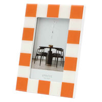 ルークラン フォトフレーム アプリクス ポストカード バイカラー ホワイト×オレンジ 469471 1個（直送品）