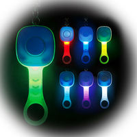 デビカ 防犯ブザー 7色に光る 非常用ブザー ベルト付き 生活防水 防水 ブルー 474043 1個（直送品）