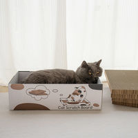 Petner 爪とぎ 猫 箱型 三毛柄 5個入り 479766 1個（直送品）