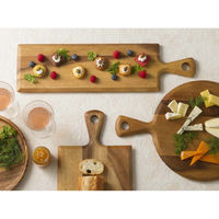 スワンソン商事 プレート アカシア ラウンド 24cm 484296 1個（直送品）