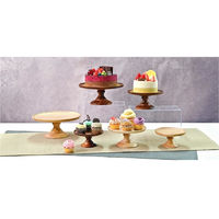 スワンソン商事 アカシア コンポートディッシュ SS 直径12cm ブラウン 484331 1個（直送品）