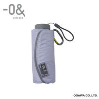 小川 折りたたみ傘 -0& ゼロアンド 晴雨兼用 コンパクト ミニ 50cm トワイライトパープル 486367 1個（直送品）