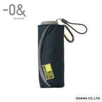 小川 折りたたみ傘 -0& ゼロアンド 晴雨兼用 自動開閉 55cm ニュームーンブラック 486376 1個（直送品）