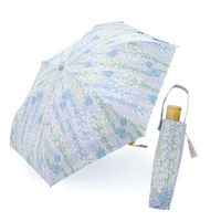 小川 日傘 河馬印本舗 折りたたみ傘 晴雨兼用 手開き式 50cm 藤 486415 1個（直送品）