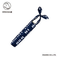 小川 折りたたみ傘 河馬印本舗 スリム 晴雨兼用 手開き式 50cm そろばん 486422 1個（直送品）