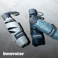 小川 折りたたみ傘 innovator コンパクト 晴雨兼用 手開き式 53cm ペールブルー 486445 1個（直送品）
