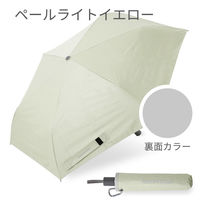 小川 折りたたみ傘 innovator 晴雨兼用 自動開閉 55cm ペールライトイエロー 486458 1個（直送品）
