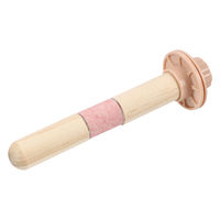 ルークラン 止まり木 爪とぎ ループ バディ ウッド&クオーツパーチ ピンク 486800 1個（直送品）