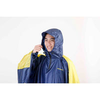 小川 レインコート innovator レインポンチョ コンパクト フリーサイズ ネイビー 487360 1個（直送品）