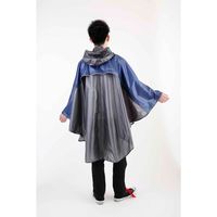 小川 レインコート innovator レインポンチョ コンパクト フリーサイズ グレー 487361 1個（直送品）