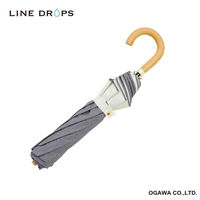 折りたたみ傘 centelleo 晴雨兼用 グログラン リボン パラソル 二段折りたたみ傘 手開き式 50cm ダークグレー 487372（直送品）