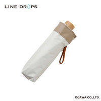 折りたたみ傘 centelleo 晴雨兼用 グログラン リボン パラソル 三段折りたたみ傘 手開き式 50cm オフホワイト 487373（直送品）