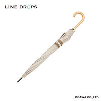 小川 長傘 centelleo 晴雨兼用 マリンパラソル 手開き式 50cm D 487381 1個（直送品）