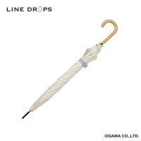 小川 長傘 centelleo 晴雨兼用 マリンパラソル 手開き式 50cm G 487384 1個（直送品）