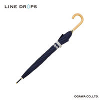 小川 長傘 centelleo 晴雨兼用 マリンパラソル 手開き式 50cm H 487385 1個（直送品）