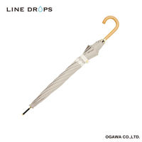 小川 長傘 centelleo 晴雨兼用 マリンパラソル 手開き式 50cm J 487387 1個（直送品）