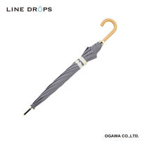 小川 長傘 centelleo 晴雨兼用 マリンパラソル 手開き式 50cm K 487388 1個（直送品）