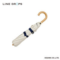 小川 折りたたみ傘 centelleo 晴雨兼用 マリンパラソル 二段折りたたみ傘 手開き式 50cm A 487389 1個（直送品）