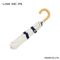 小川 折りたたみ傘 centelleo 晴雨兼用 マリンパラソル 二段折りたたみ傘 手開き式 50cm G 487395 1個（直送品）