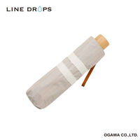 小川 折りたたみ傘 centelleo 晴雨兼用 マリンパラソル 三段折りたたみ傘 手開き式 50cm B 487399 1個（直送品）