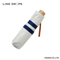 小川 折りたたみ傘 centelleo 晴雨兼用 マリンパラソル 三段折りたたみ傘 手開き式 50cm D 487401 1個（直送品）