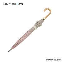 小川 長傘 centelleo 晴雨兼用 バイカラー パラソル 手開き式 50cm ピンク 487426 1個（直送品）