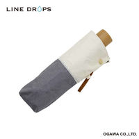 小川 折りたたみ傘 centelleo 晴雨兼用 バイカラー パラソル レース 手開き式 50cm C 487437 1個（直送品）