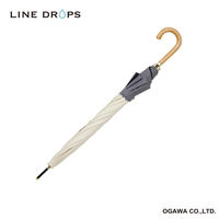 小川 長傘 centelleo 晴雨兼用 ダンガリー バイカラー パラソル 手開き式 50cm B 487440 1個（直送品）