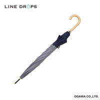 小川 長傘 centelleo 晴雨兼用 ダンガリー バイカラー パラソル 手開き式 50cm C 487441 1個（直送品）