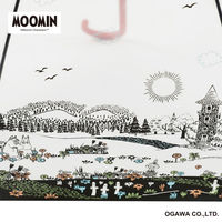 小川 長傘 雨傘 ムーミン クリア アンブレラ 59cm 手開き式 晴れの日 489448 1個（直送品）